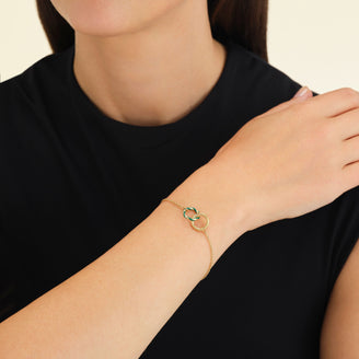 Pulsera Esmeralda Duo leftcolumn