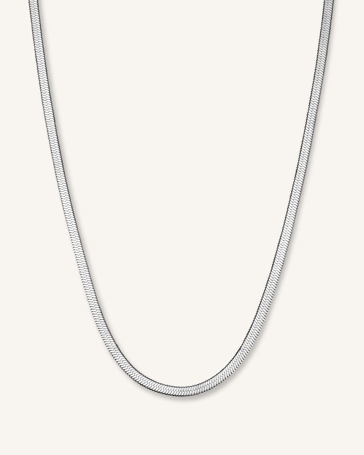 Collar Cadena serpiente Plata leftcolumn