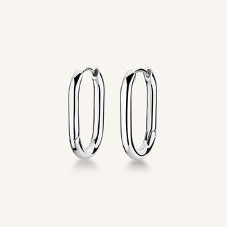 Oval Aretes Aros Plata leftcolumn