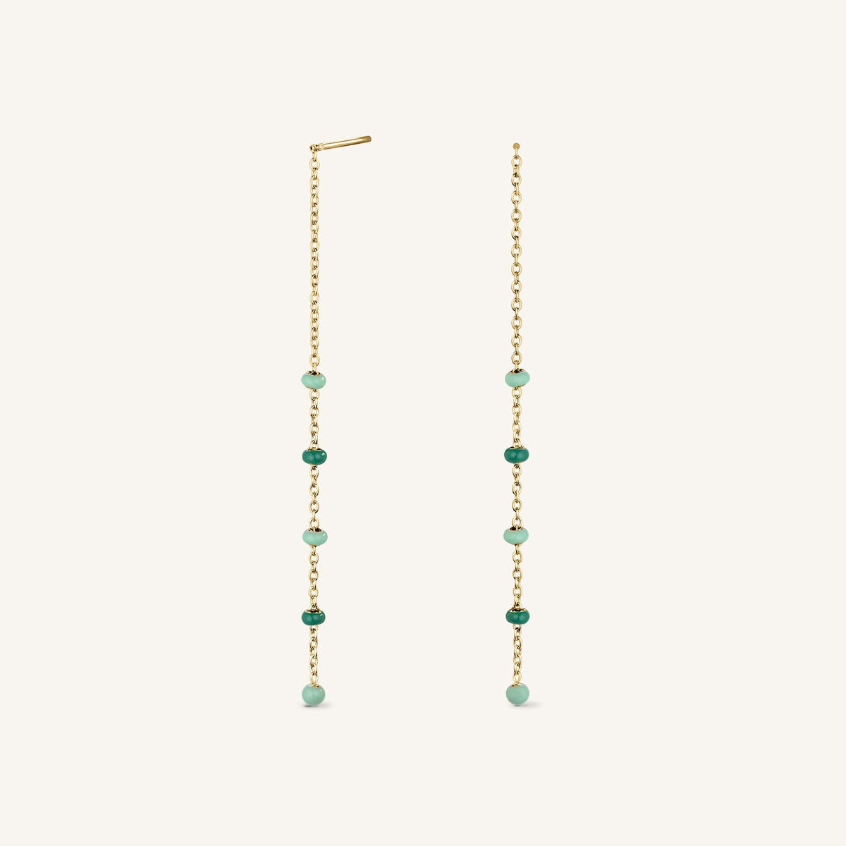 Pendientes Punteados Esmeralda leftcolumn