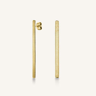 Pendientes cadena serpiente Oro leftcolumn