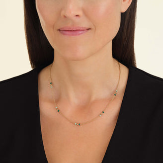 Collar de puntos Esmeralda leftcolumn