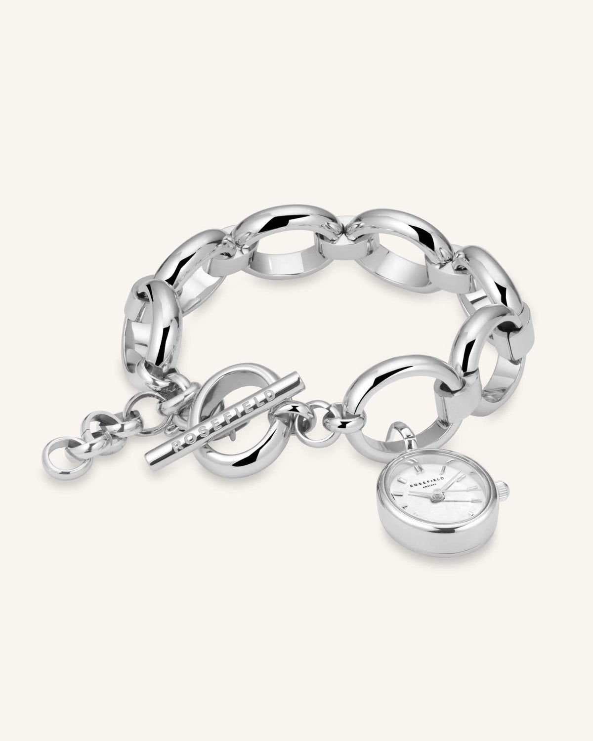 The Oval Charm Chain Blanco Plata- Con Grabado SWSSS-OV14_Engrave,leftcolumn
