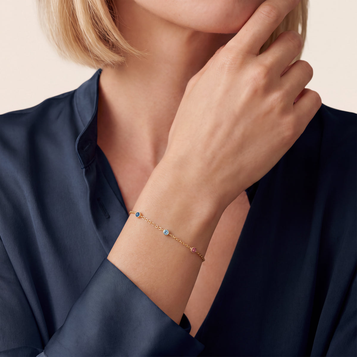Pulsera 3 Piedras B-Gold-3,leftcolumn