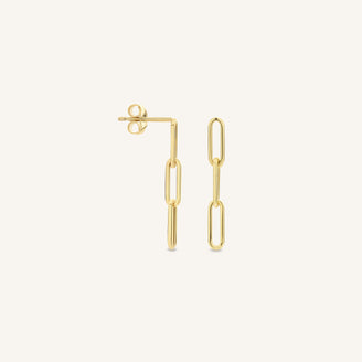 Paperclip Dangle Studs leftcolumn