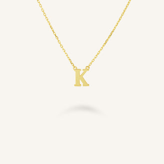 Initial Necklace K leftcolumn
