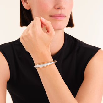 Brazalete abombado bicolor leftcolumn,