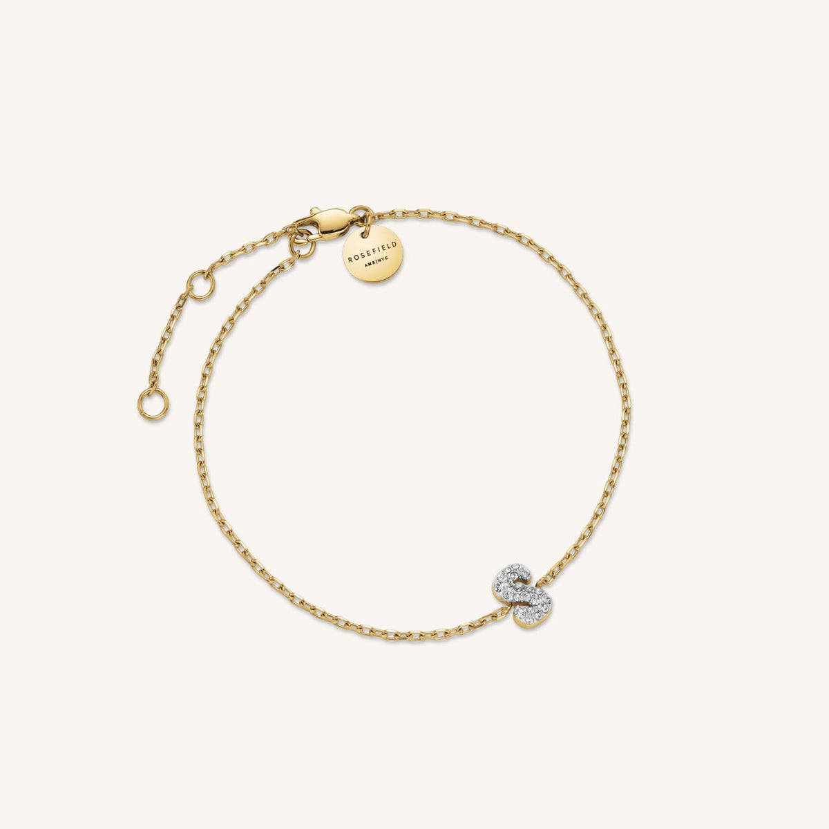 Pulsera Letra S con cristales leftcolumn