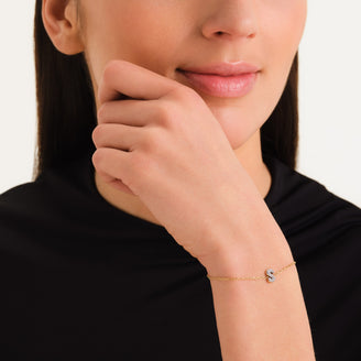 Pulsera Letra S con cristales leftcolumn