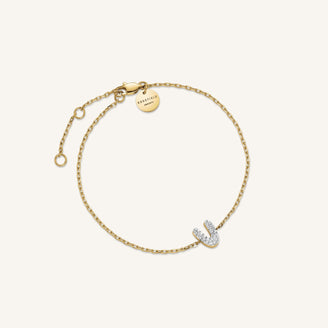 Pulsera Letra V con cristales leftcolumn