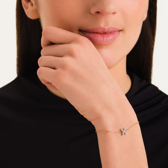 Pulsera Letra X con cristales leftcolumn