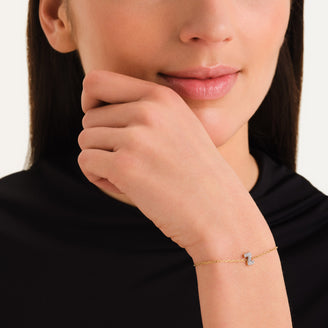 Pulsera Letra Z con cristales leftcolumn