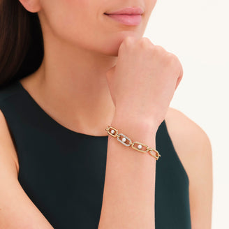 Pulsera de Eslabones con Perla leftcolumn
