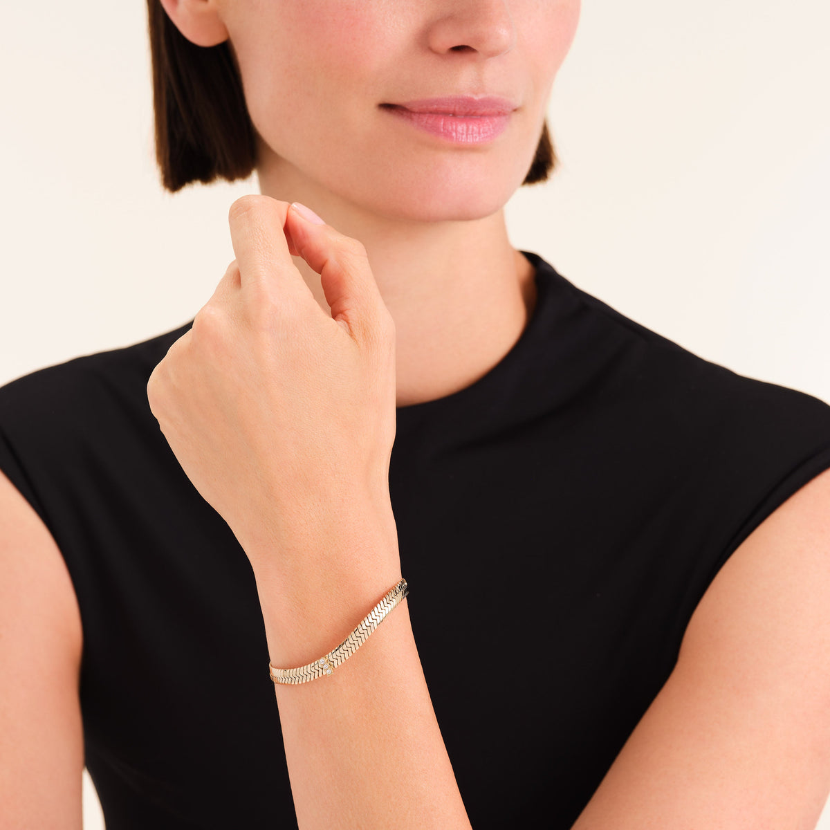 Pulsera Serpiente con Cristales JBSCG-J1191,leftcolumn,