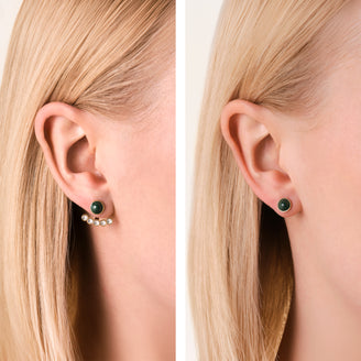 Pendientes Botón Esmalte y Pavé leftcolumn