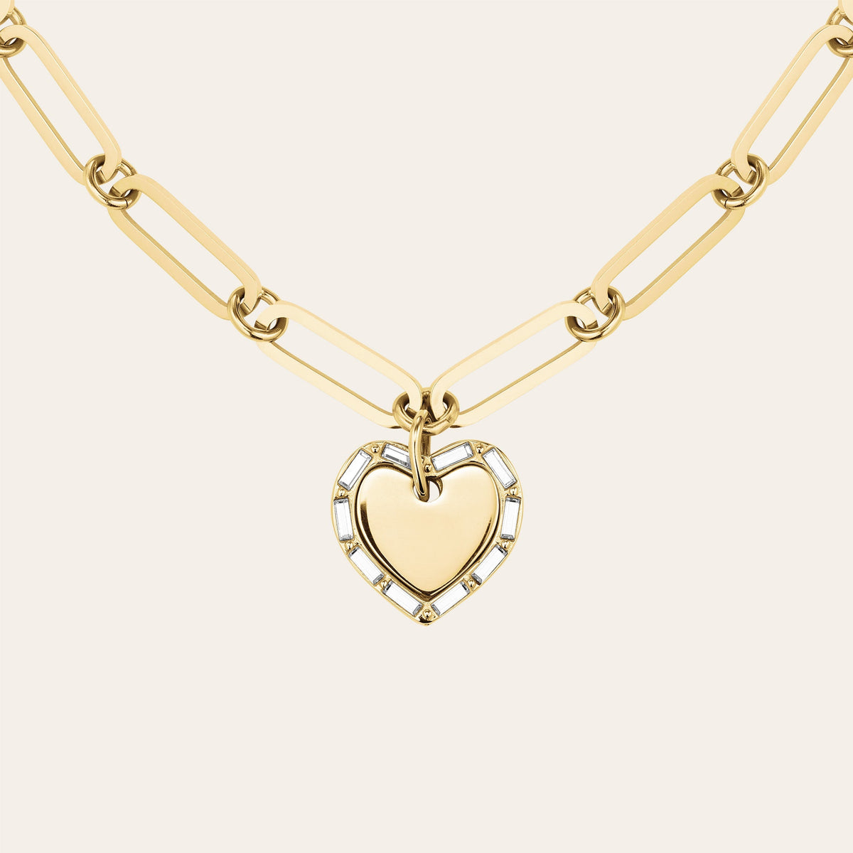 Collar Baguette De Corazón JNHBG-J1148, leftcolumn