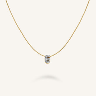 Collar Letra E con cristales leftcolumn