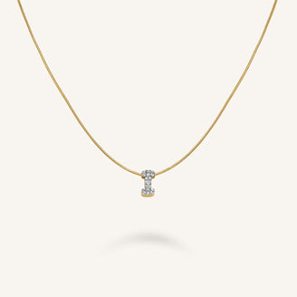 Collar Letra I con cristales leftcolumn