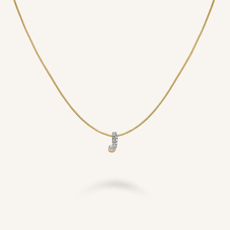 Collar Letra J con cristales leftcolumn