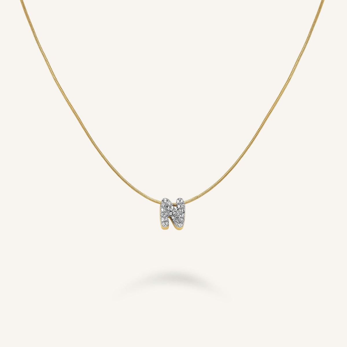 Collar Letra N con cristales leftcolumn