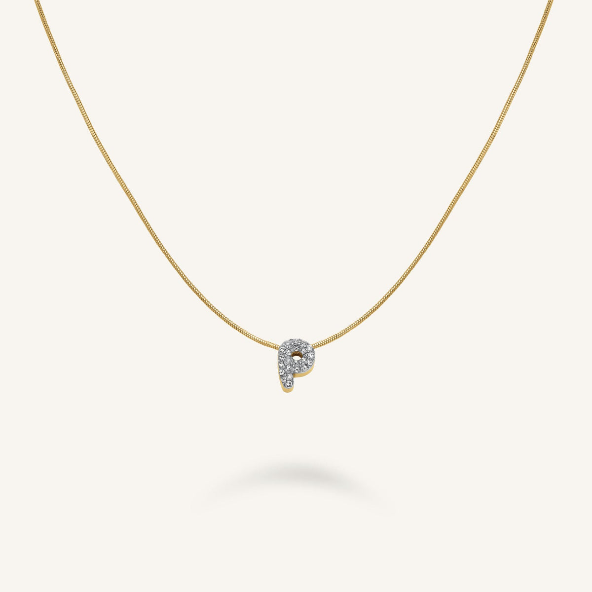 Collar Letra P con cristales leftcolumn