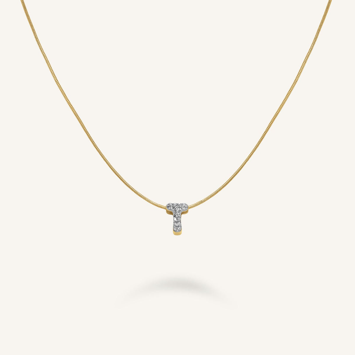 Collar Letra T con cristales leftcolumn