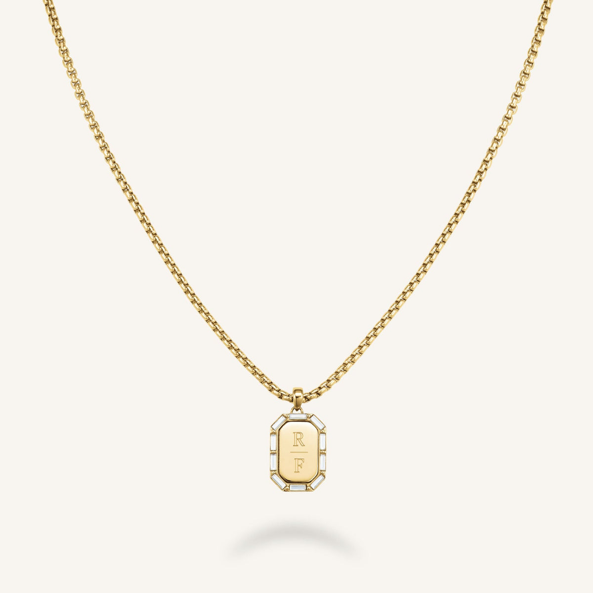 Collar Baguette Octogonal JNOBG-J1147,leftcolumn