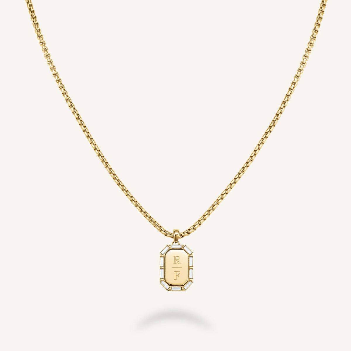 Collar Baguette Octogonal JNOBG-J1147,leftcolumn