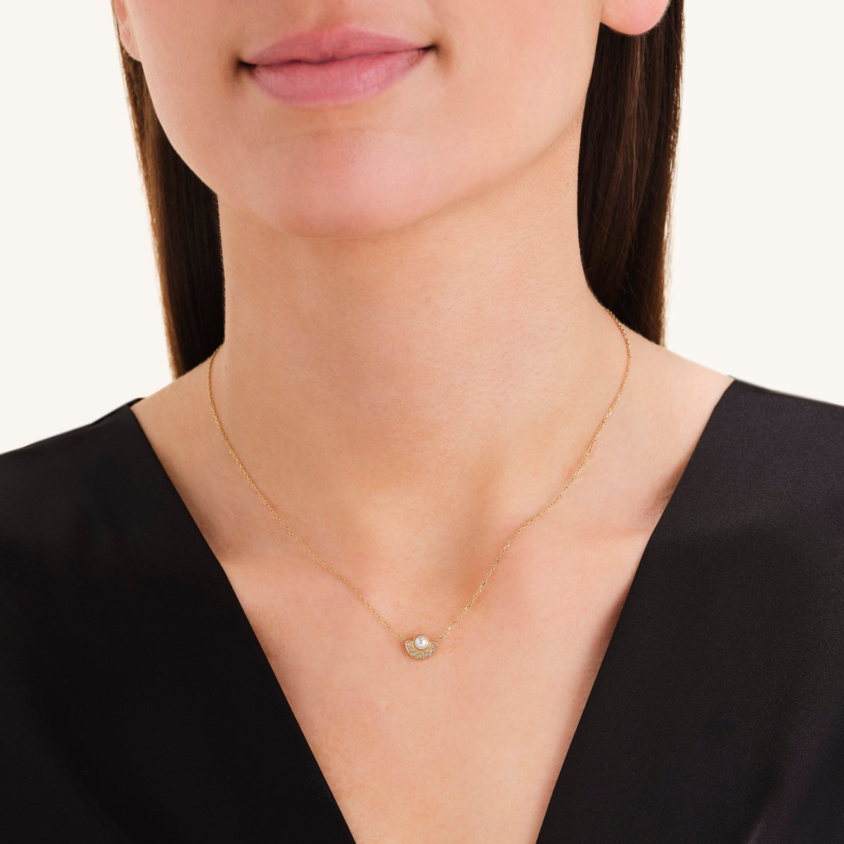 Collar Halo de Perla leftcolumn