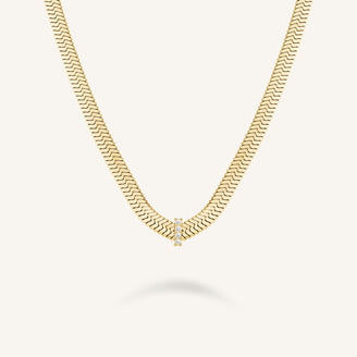 Collar Serpiente con Cristales JNSCG-J1187,leftcolumn,