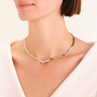 Collar Serpiente con Cristales JNSCG-J1187,leftcolumn,