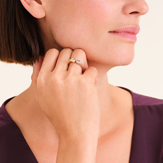 Anillo bicolor leftcolumn,