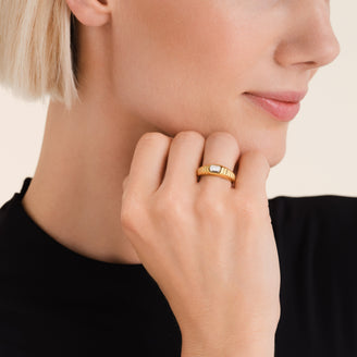 Anillo Estriado Octágono leftcolumn