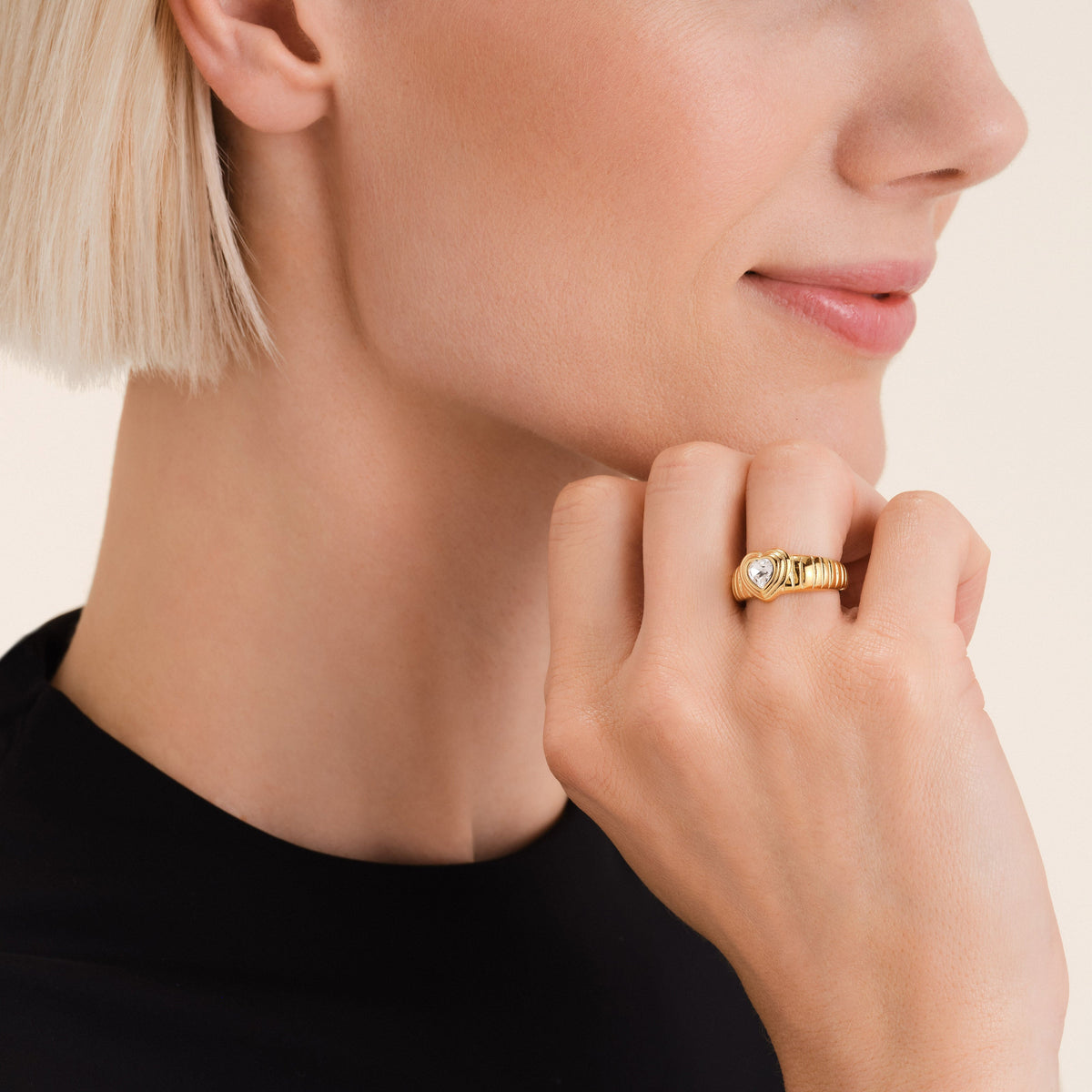 Anillo Textura Corazón JRWH48G-J992,JRWH50G-J993,JRWH52G-J994,JRWH54G-J995,JRWH56G-J996,leftcolumn