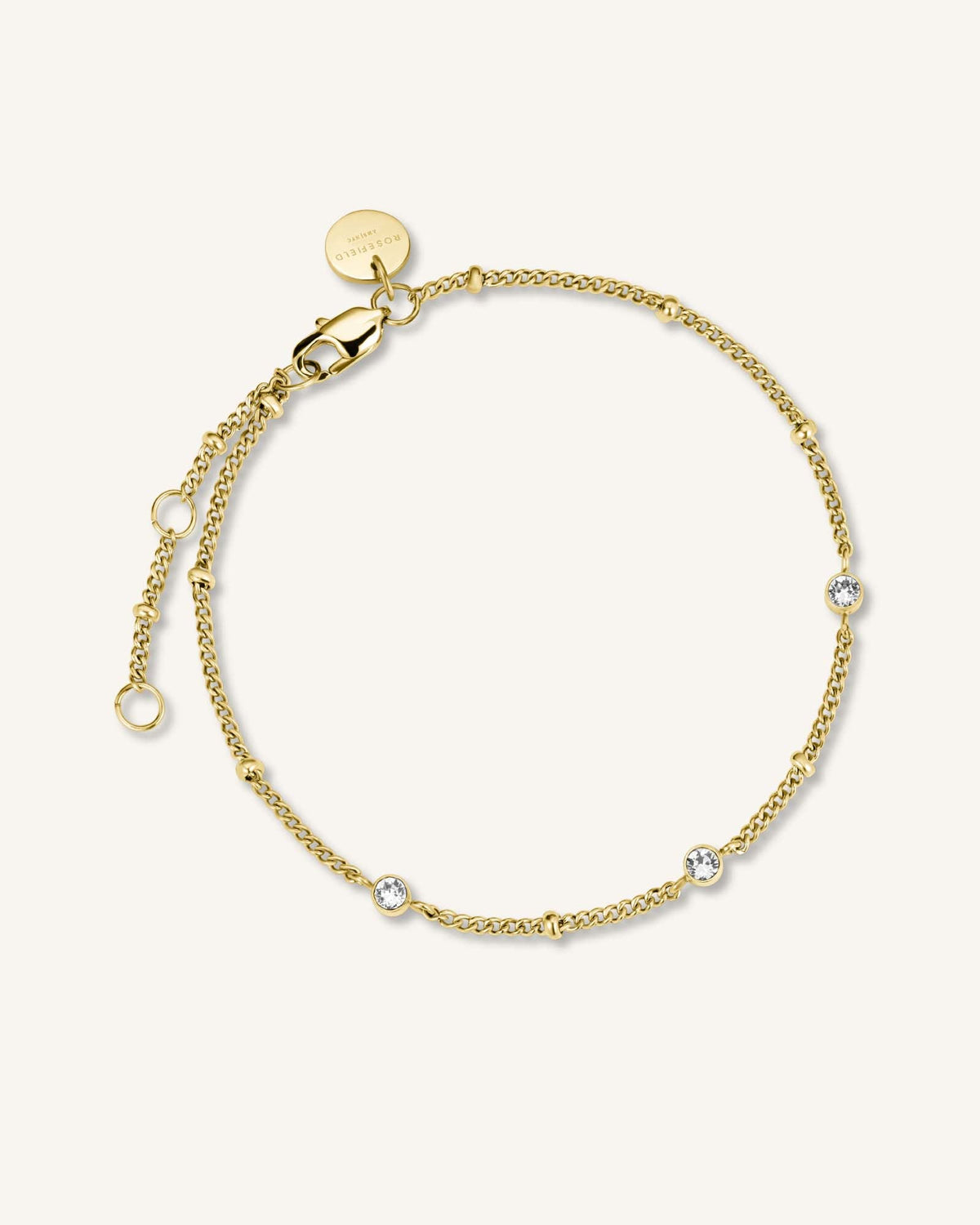 Pulsera con cristales Oro rightcolumn