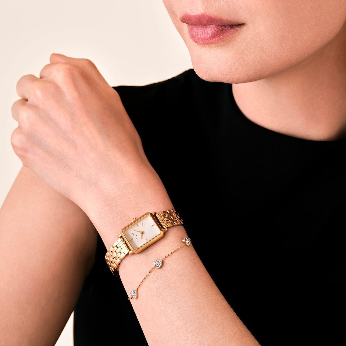 Octagon XS Dorado + Pulsera 3 Corazones leftcolumn