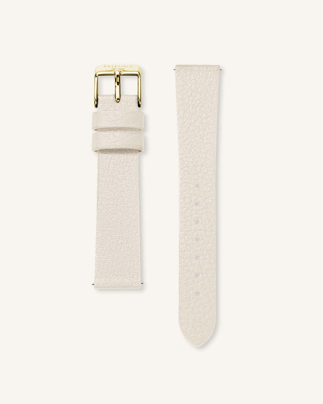 Butter Leather Gold Tapered Strap
