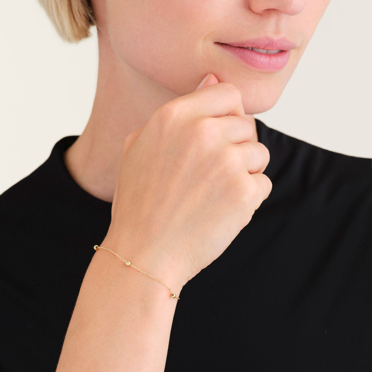 Sphere Chain Bracelet leftcolumn