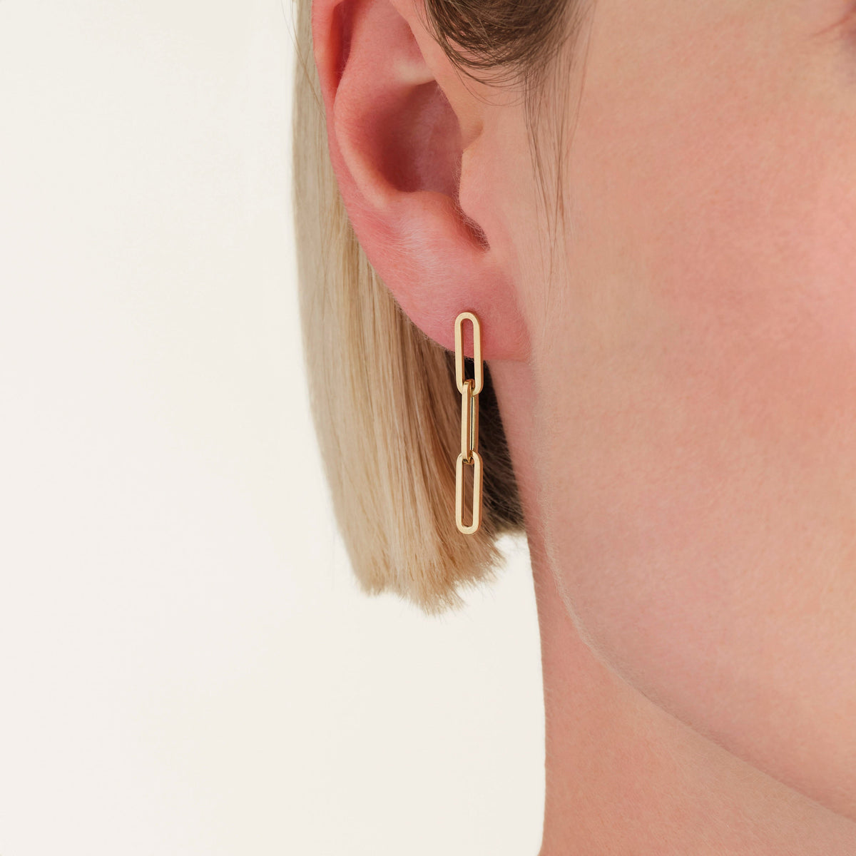 Paperclip Dangle Studs leftcolumn