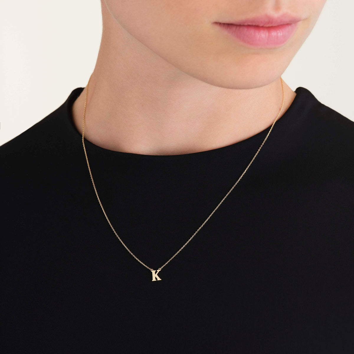 Initial Necklace K leftcolumn